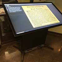 Turning the Pages: A New Interactive Display