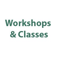 Workshops & classes text.