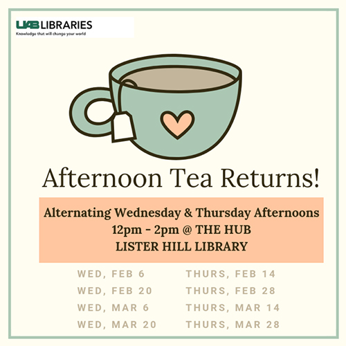 Schedule for afternoon tea -- all details in text of article.