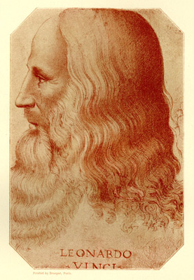 portrait of da Vinci