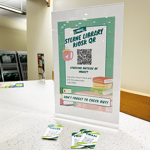 New option to log study hall hours now available in Sterne Library