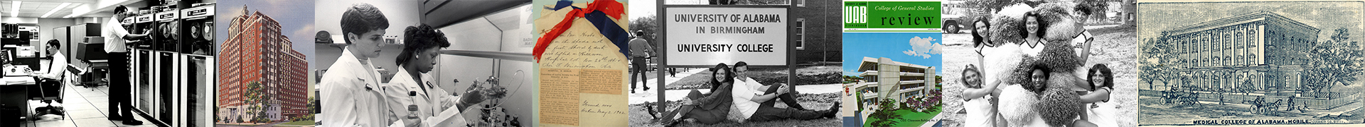 A series of images from the UAB Archives