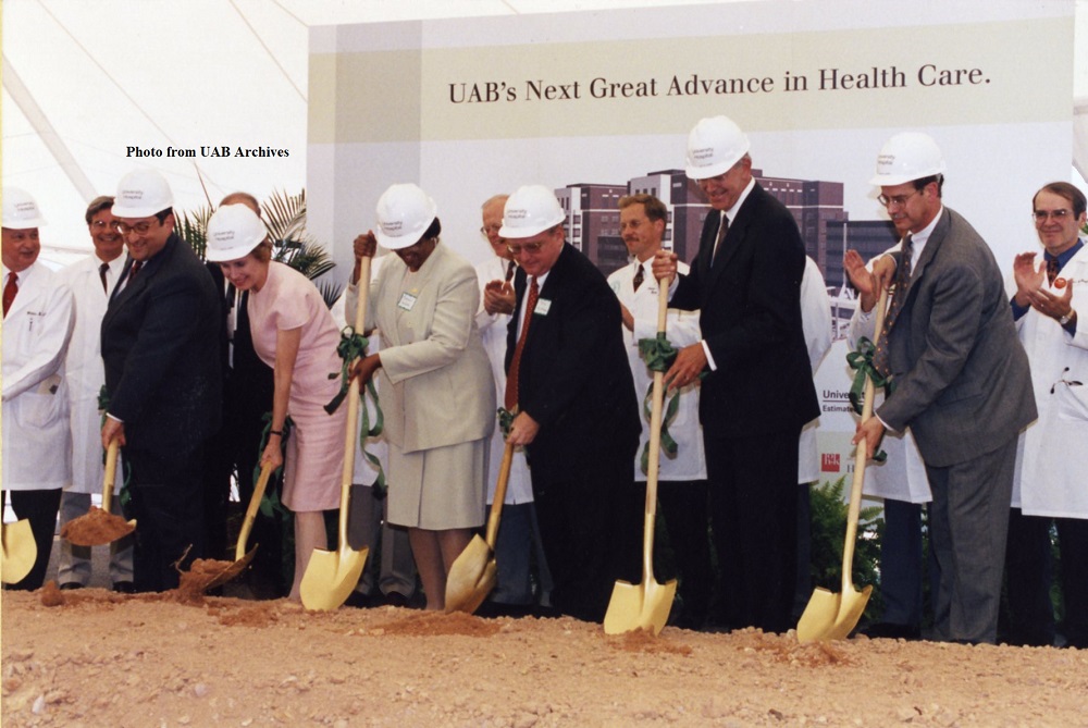 Groundbreaking ceremony for UAB's next advance in health care, July 14, 2000