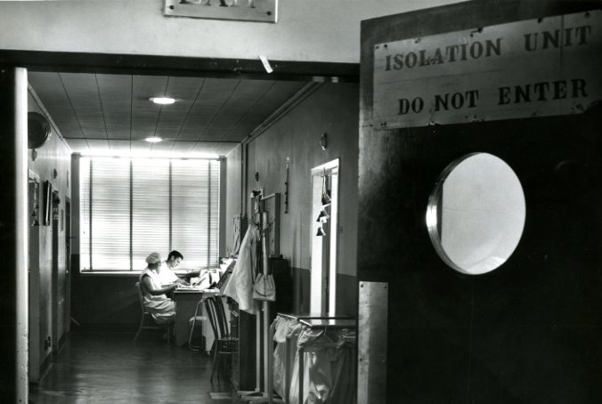 University Hospital's Isolation Unit, 1960