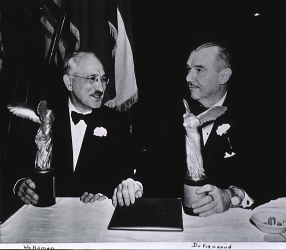 Selman Waksman (left)